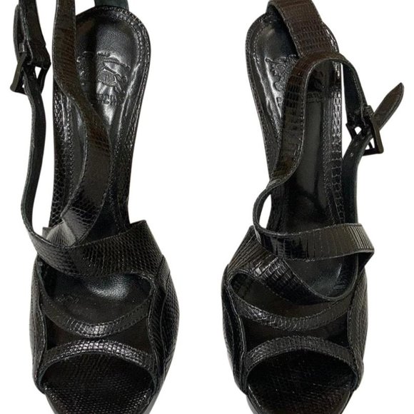 Burberry Python🔥5" Platform Heels - Picture 2 of 16